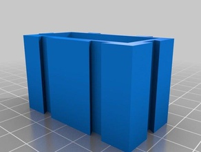 25x50x30 interlocking boxes other customized 3d print model - Mito3D
