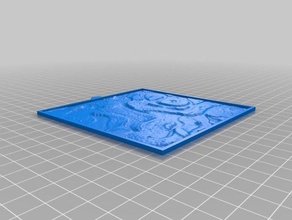 texture lithophane 2d art customized 3d print model - Mito3D