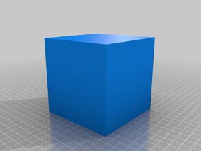 100x100x100 box 3d printing customized 3d print model - Mito3D