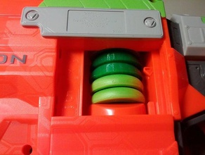 ammunition flying disk launcher other nerf 3d print model - Mito3D