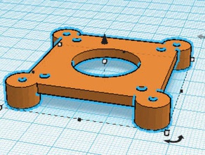 motor base drive extruder wooden prusa i3 3d printer extruders 3d print model - Mito3D