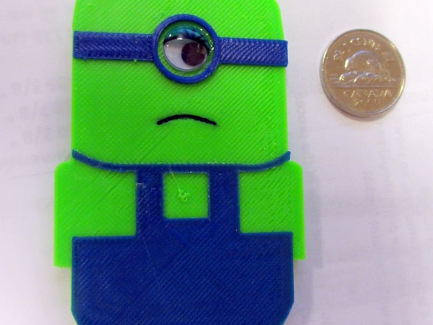 minion Anahtarlık dualstrusion keytag 3D print model - Mito3D