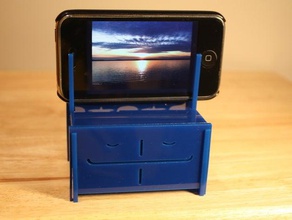 iphone tv stand other 3d print model - Mito3D