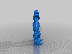 warrior scans replicas makerbotdigitizer 3d print model - Mito3D