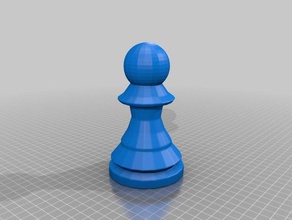 pedone pezzo scacchi 3d print model - Mito3D