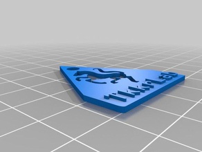 tkkrlab keychain signs logos 3d print model - Mito3D