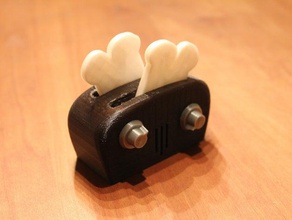 pet-toaster Kreaturen 3dartistmag 3d-Künstler mag Brot pet monster Spielzeug 3d print model - Mito3D