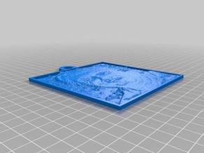 mich 2d Kunst angepasst 3d print model - Mito3D