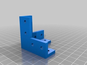 top corner open beam hobby 3d print model - Mito3D