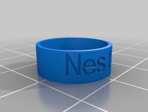 nestor anillo stl 4 los anillos personalizado 3d print model - Mito3D