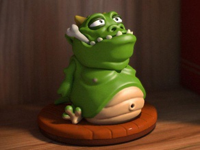 gulpy pet monster Skulpturen 3dartistmag 3d-Künstler mag Charakter dragon - Spielzeug zbrush 3d print model - Mito3D