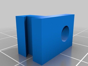 Lochraster-clip - Elektronik Brot-Brett mount prototyping 3d print model - Mito3D