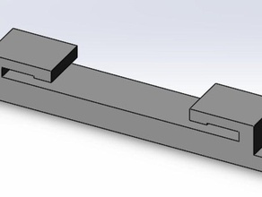 45mm geniş pcb bracket elektronik devre kartı klip mount 3d print model - Mito3D