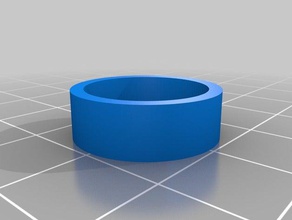 anillo de 525 en blanco los anillos personalizado 3d print model - Mito3D