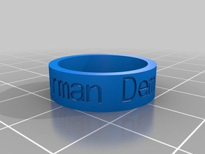 ermans ring rings customized 3d print model - Mito3D
