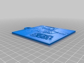 my customized lithopane 2d art sacc 3d print model - Mito3D