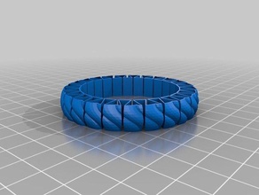 eve corded stretchlet bracelets customized 3d print model - Mito3D
