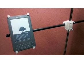nook hook book kindle k3 tablet 3d print model - Mito3D