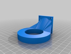 large circular fan duct prusa mendel 3d printer accessories fanduct 3d print model - Mito3D