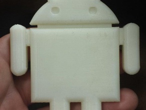2d android Kunst 3d print model - Mito3D