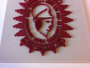 union college sceau des signes les logos minerva unioncollege 3d print model - Mito3D