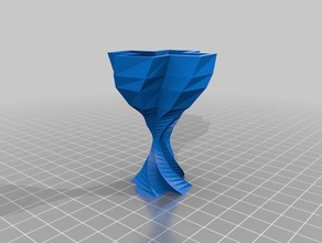 twisted cup cucina pranzo 3d print model - Mito3D