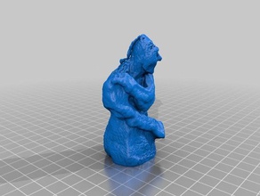 huggy a arte makerbotdigitizer scan 3d print model - Mito3D