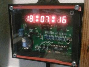 orologio digitale custodia casa 3d print model - Mito3D