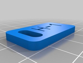 h1 organização personalizado 3d print model - Mito3D