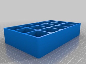 la mia su misura intorno organizzatore contenitori 3d print model - Mito3D