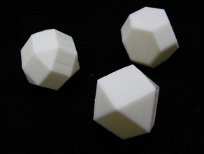 içi boş çokyüzlülere arşimet katılar diğer geometri matematik 3d print model - Mito3D