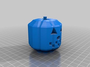 jack-o-lantern dekor özelleştirilmiş 3d print model - Mito3D