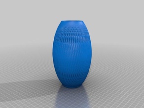 30 spoke vase decor 3d print model - Mito3D