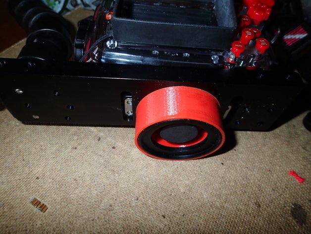 molhado lente titular do transportador de parafuso tripé montagem câmara 3D print model - Mito3D