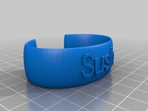 sush-Armband Armbänder angepasst 3d print model - Mito3D
