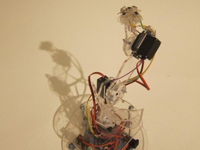solarroboflower diğer lazer kesici roboflower çiçek roboflowr robot Robotik kol 3d print model - Mito3D