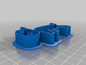 chupacabra cortador de cookie a cozinha jantar personalizado 3d print model - Mito3D