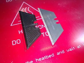 stanley bıçak parçaları 3d print model - Mito3D