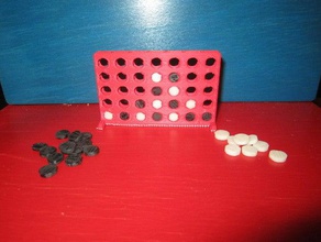 printable connect four game other autodesk 3d print model - Mito3D