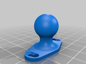 meine angepasste dual-articulated ball joint-fan mount twist lock base 3d Drucker Zubehör 3d print model - Mito3D