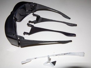Ersatz-Tempel nana-nator, Med über Ihre Brille Sonnenbrille 3d print model - Mito3D
