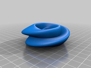 figura 8 immersione klein bagel per la matematica art personalizzato 3d print model - Mito3D