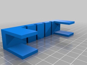 özelleştirilmiş basit usb kablo tutucu desk tidy benim organizasyon 3d print model - Mito3D