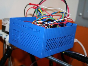 arduino rampaları ile modüler durumda diğer 3d kutusu kasa mendel prusa kablolama 3d print model - Mito3D