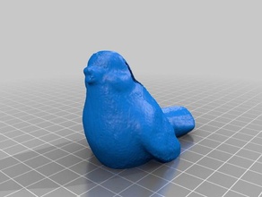 bluebottle pássaro a arte makerbotdigitizer scan 3d print model - Mito3D
