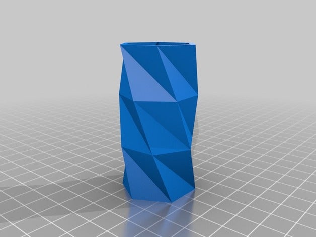 mi personalizados trenzado florero decoración 3D print model - Mito3D
