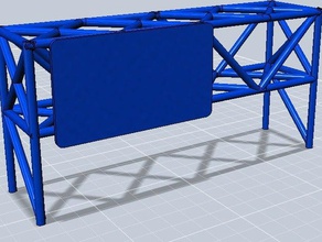 highway sign other overpass 3d print model - Mito3D