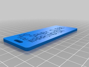 jas organización personalizado 3d print model - Mito3D