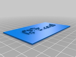logo l&l office personalizado 3d print model - Mito3D