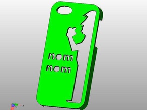 iphone 5 nomnom mobile 3d print model - Mito3D